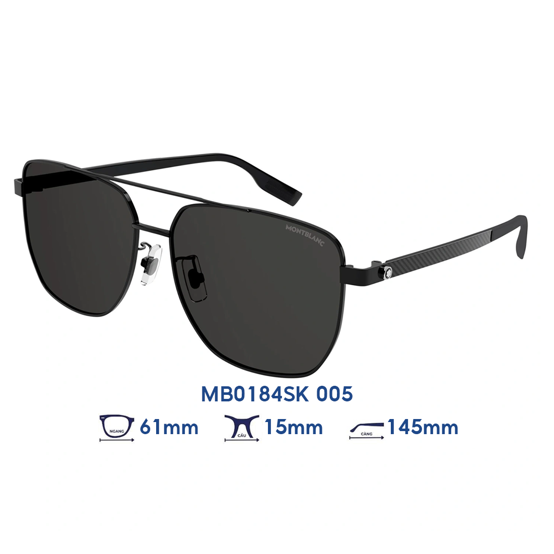  Kính mát MONTBLANC MB0184SK 005 