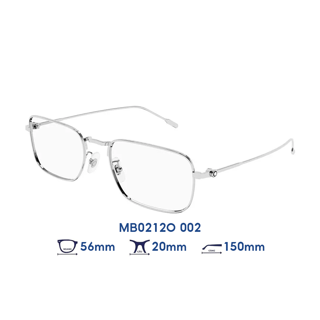  Gọng kính MONTBLANC MB0212O 002 