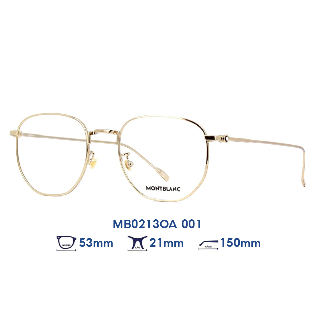  Gọng kính MONTBLANC MB0213OA 001 