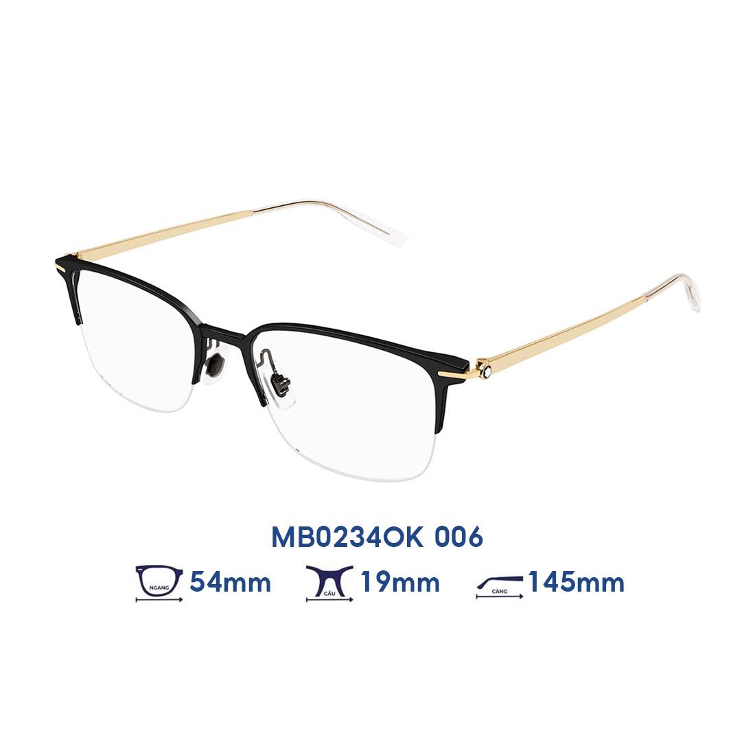  Gọng kính MONTBLANC MB0234OK 006 