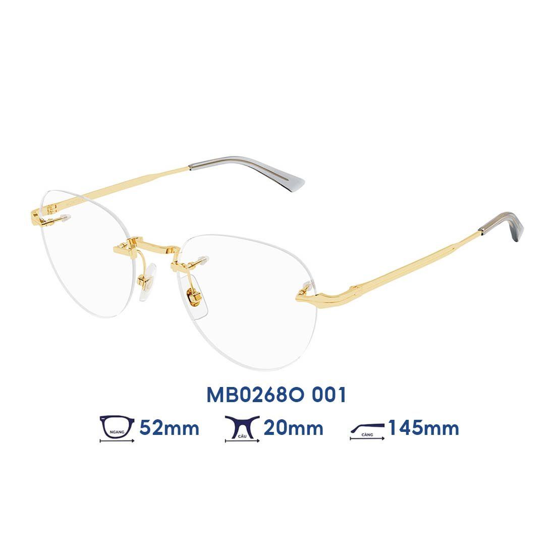  Gọng kính MONTBLANC MB0268O 001 