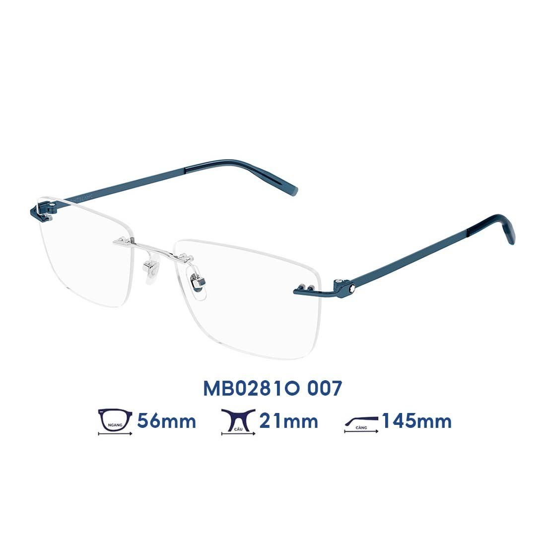  Gọng kính MONTBLANC MB0281O 007 