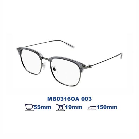 Gọng kính MONTBLANC MB0316OA 003
