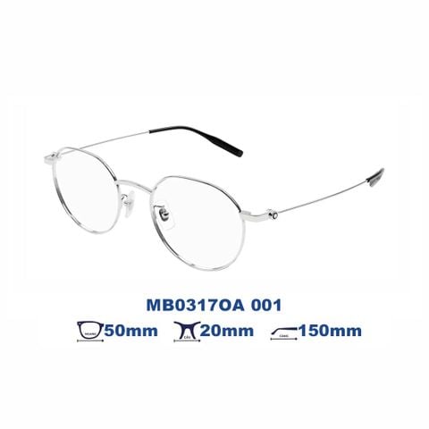 Gọng kính MONTBLANC MB0317OA 001