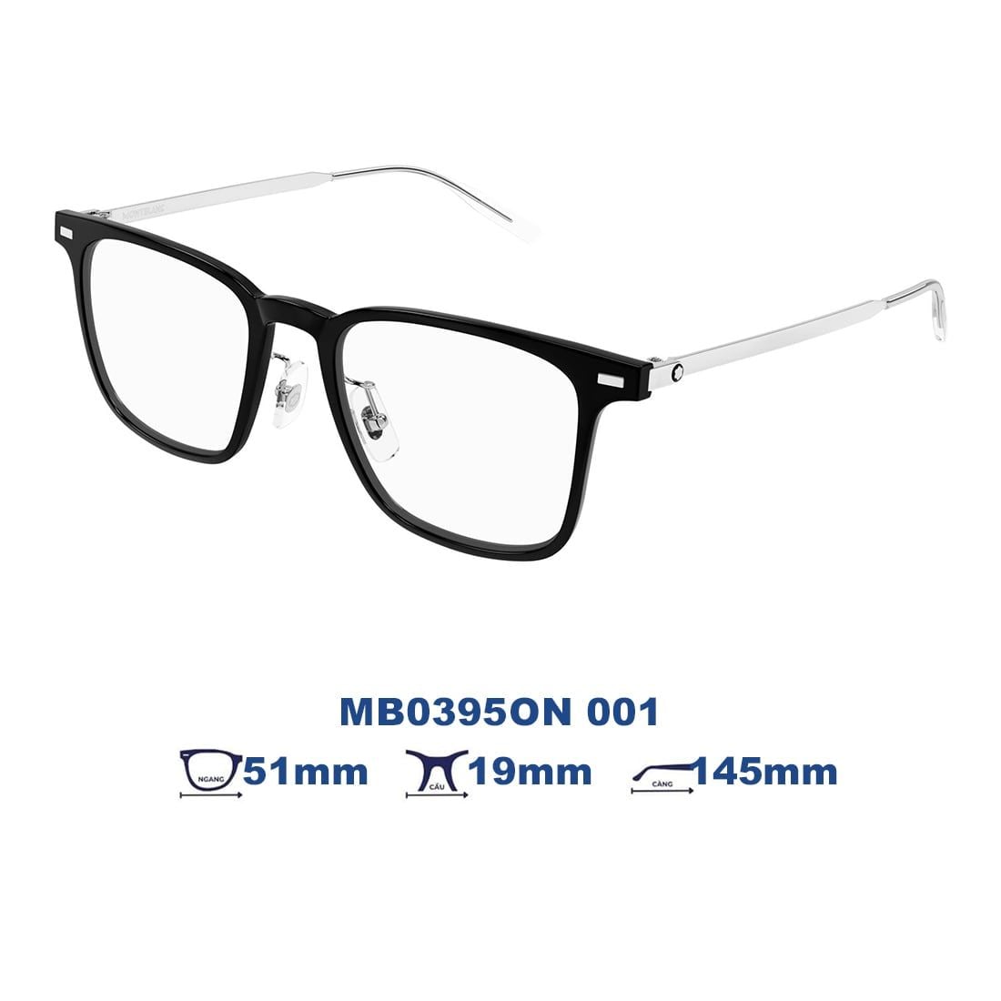 Gọng kính MONTBLANC MB0395ON 001