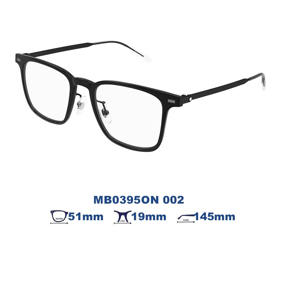 Gọng kính MONTBLANC MB0395ON 002