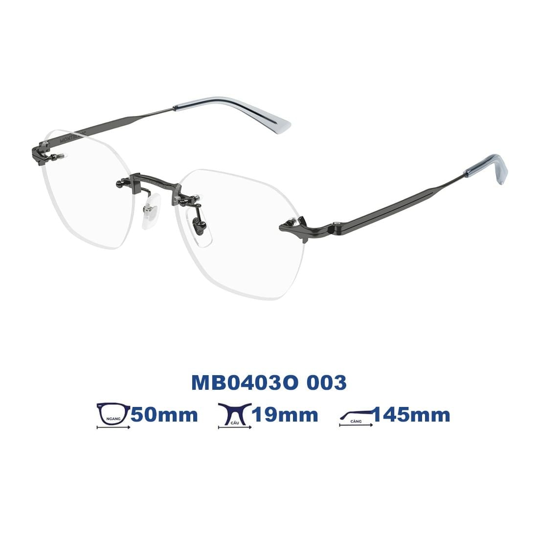 Gọng kính MONTBLANC MB0403O 003