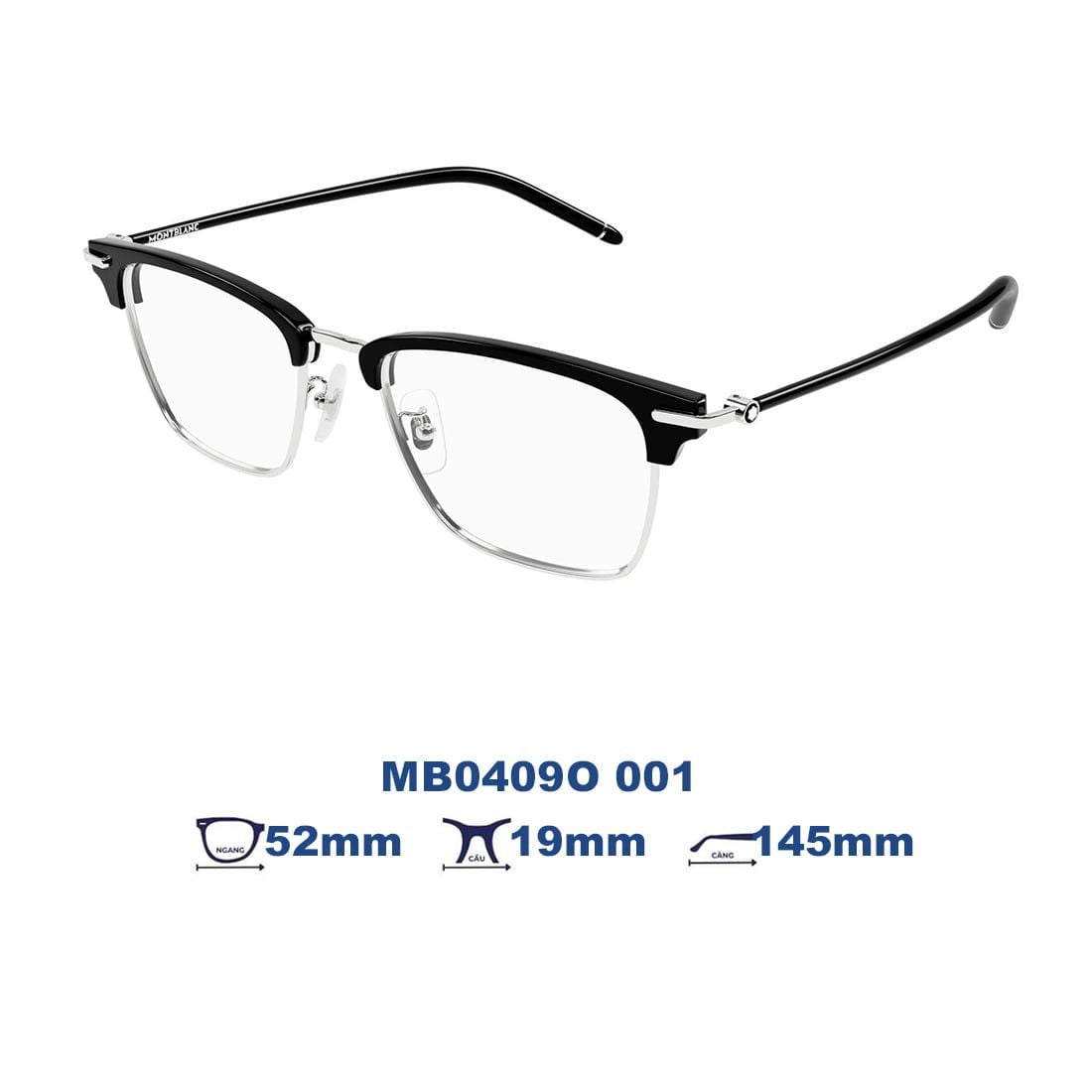 Gọng kính MONTBLANC MB0409O 001