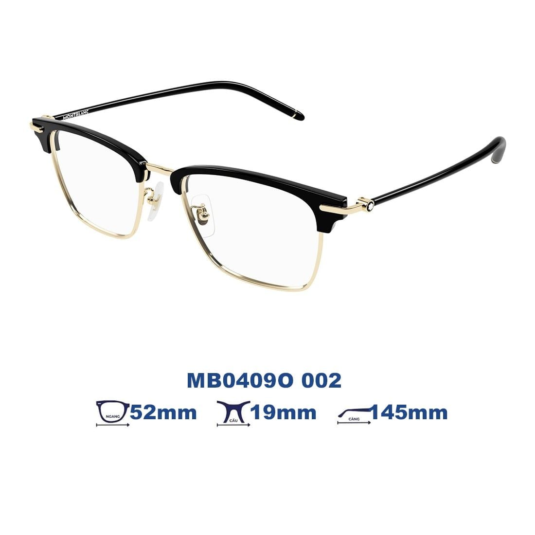 Gọng kính MONTBLANC MB0409O 002