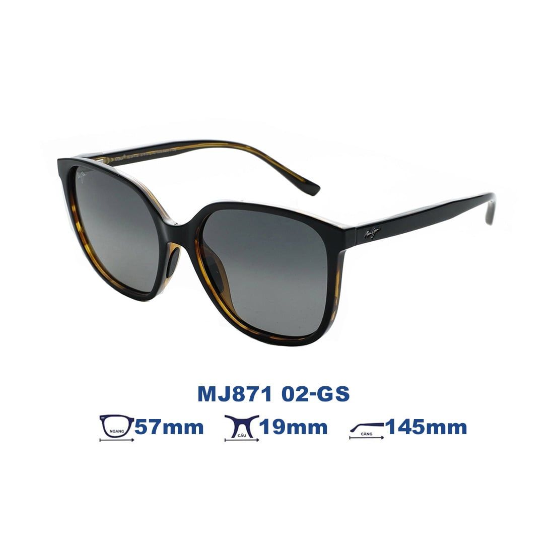 Kính mát MAUI JIM MJ871 02-GS