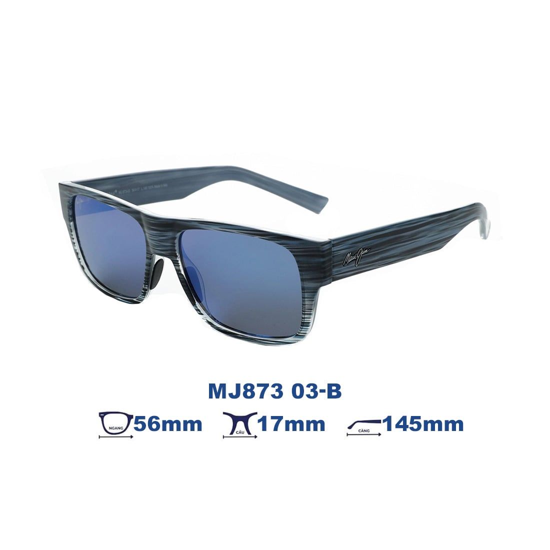 Kính mát MAUI JIM MJ873 03-B