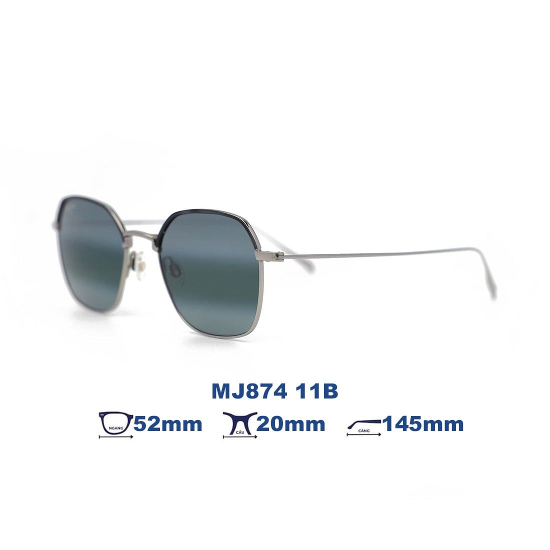 Kính mát MAUI JIM MJ874 11B