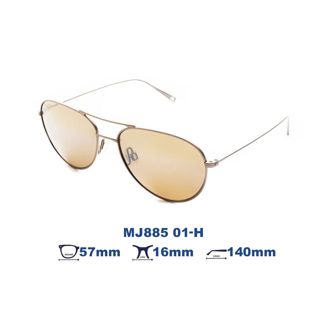 Kính mát MAUI JIM MJ885 01-H