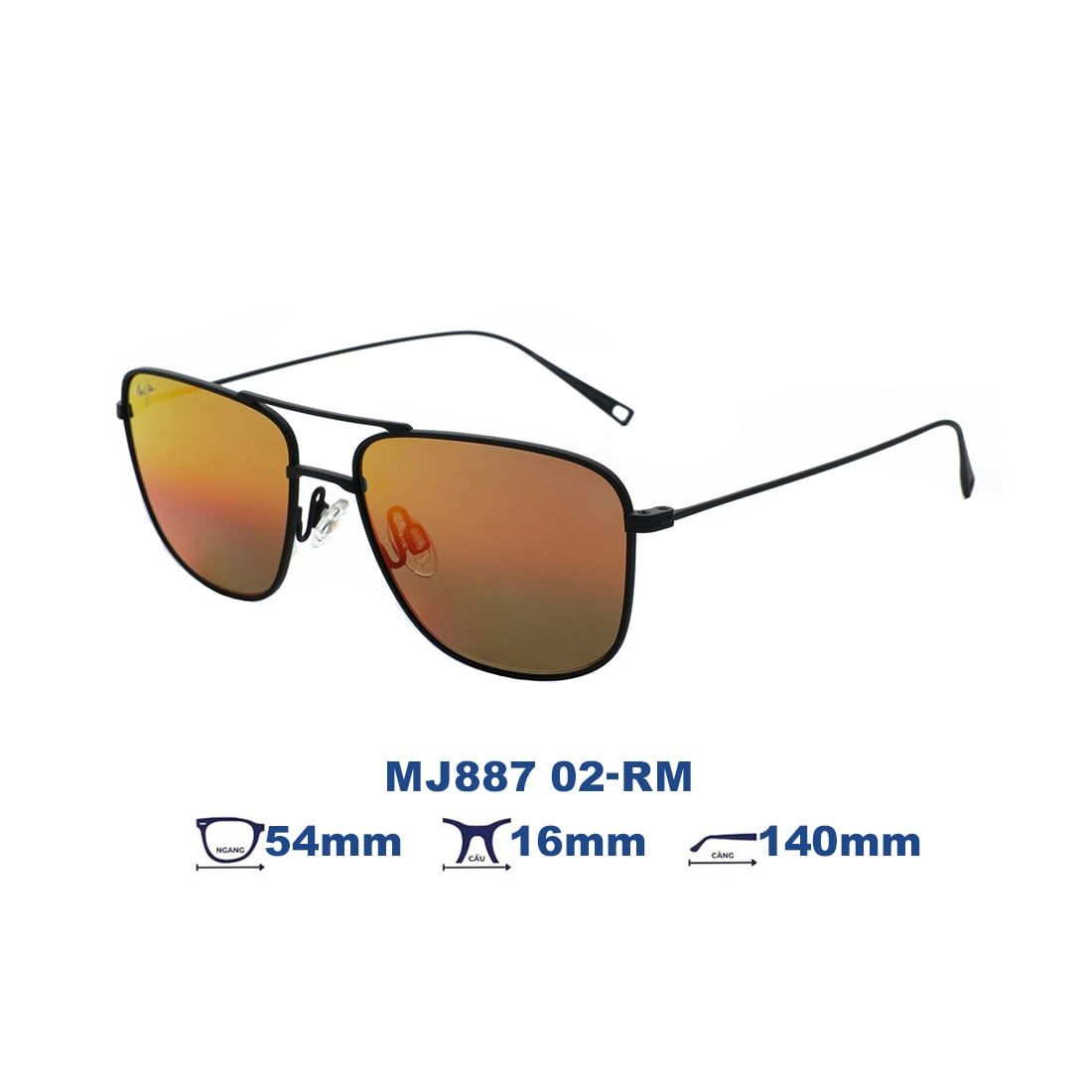 Kính mát MAUI JIM MJ887 02-RM