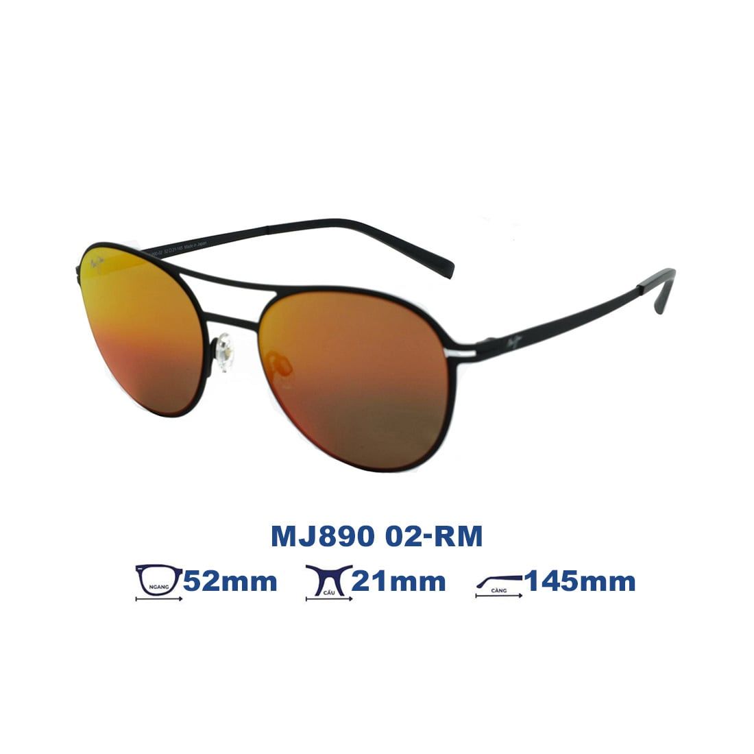 Kính mát MAUI JIM MJ890 02-RM