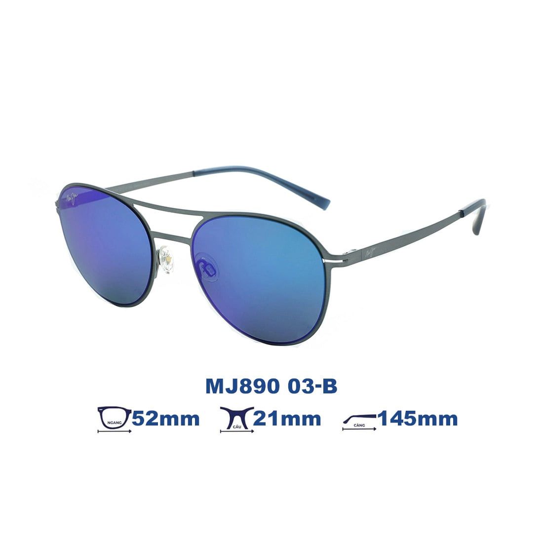 Kính mát MAUI JIM MJ890 03-B