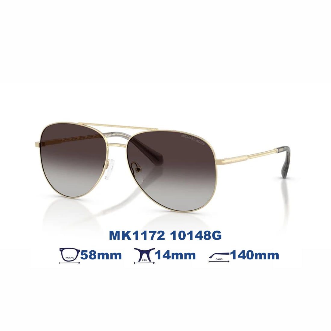  Kính mát MICHAEL KORS MK1172 10148G 