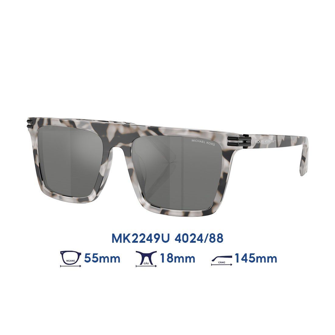  Kính mát MICHAEL KORS MK2249U 4024/88 