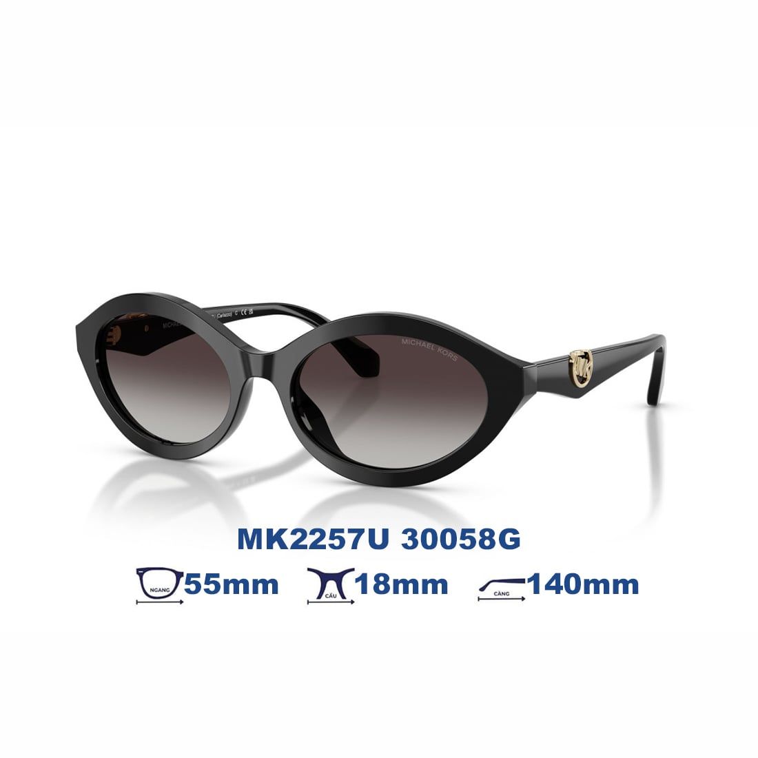  Kính mát MICHAEL KORS MK2257U 30058G 