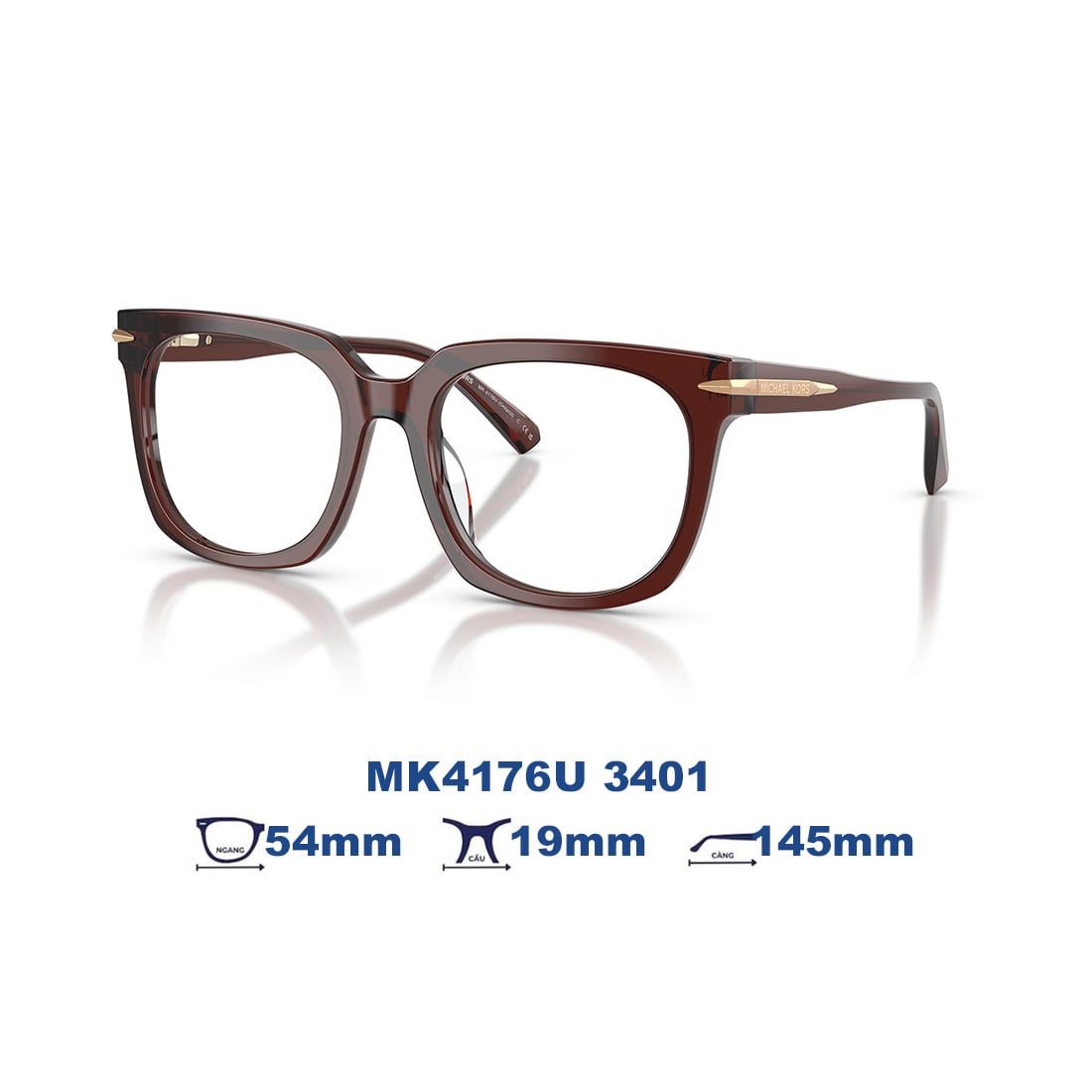  Gọng kính MICHAEL KORS MK4176U 3401 
