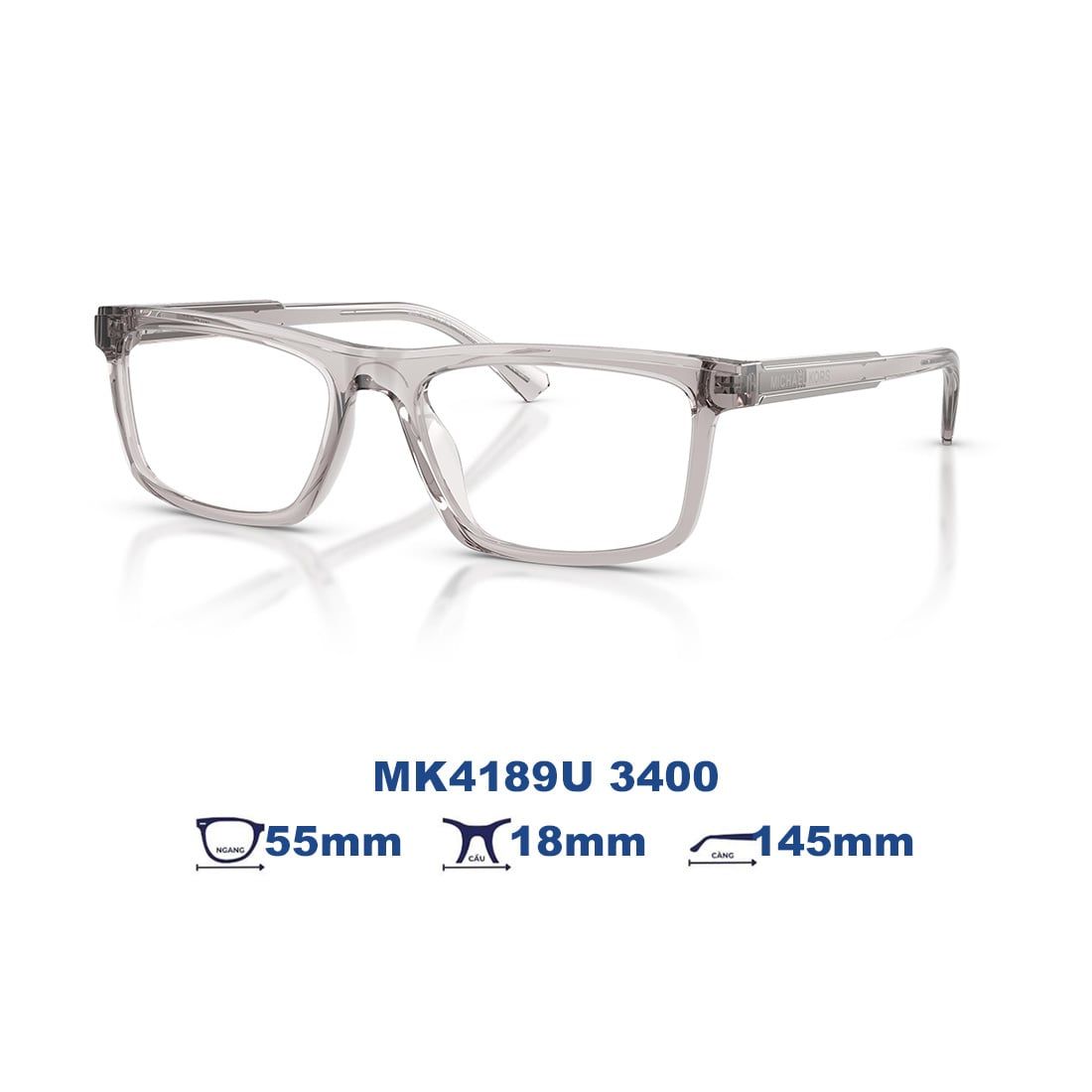 Gọng kính MICHAEL KORS MK4189U 3400
