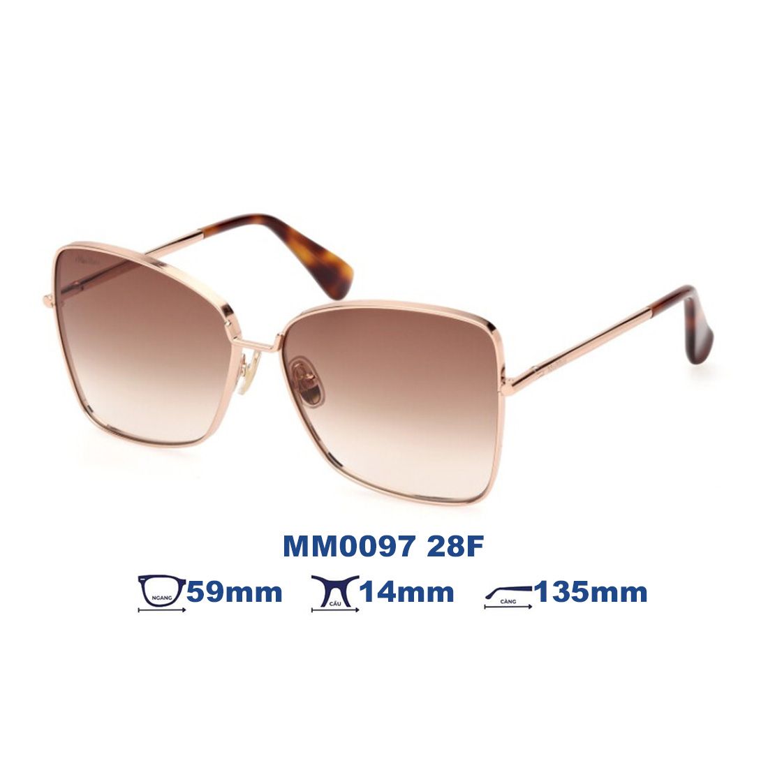 Kính mát Max Mara MM0097 28F