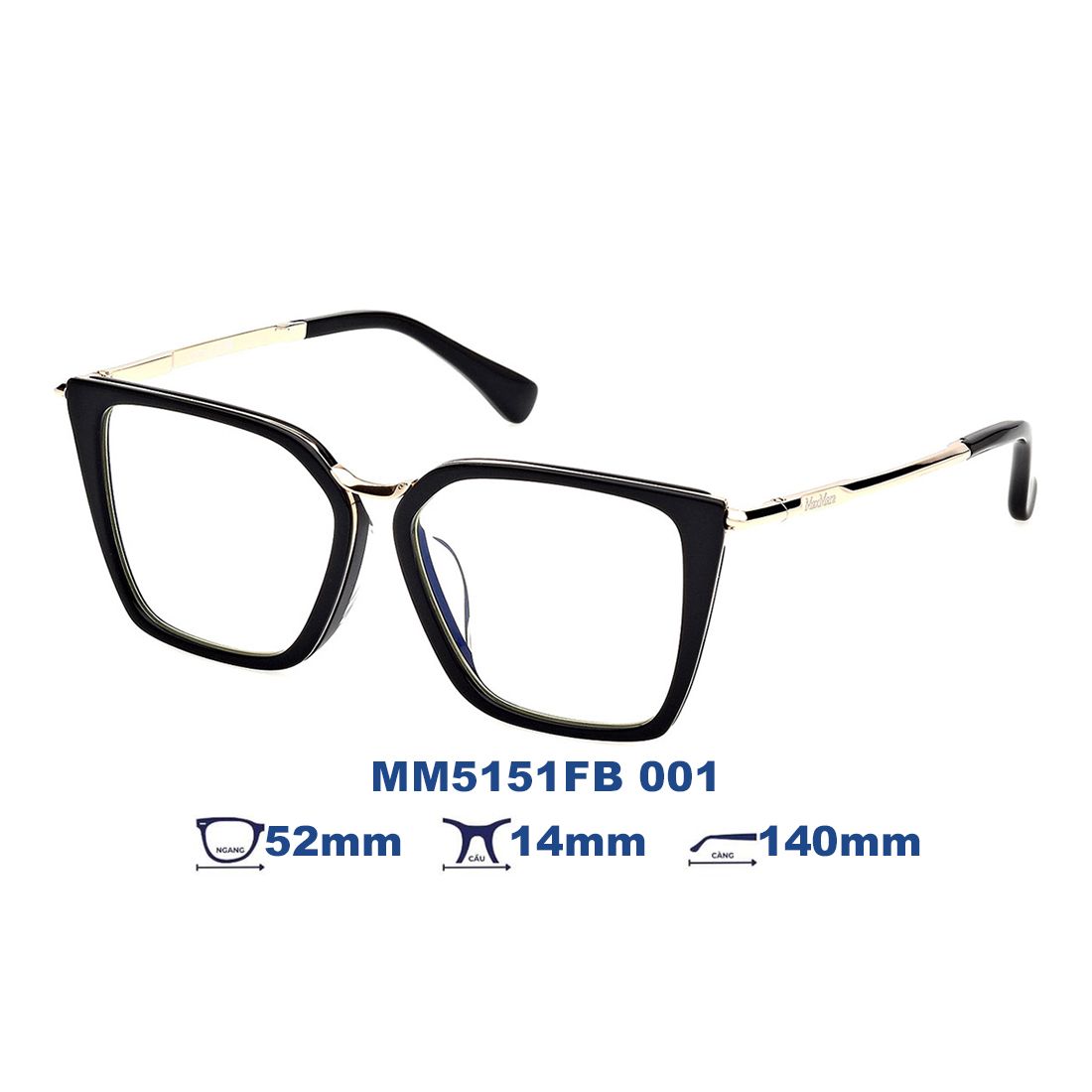 Gọng kính Max Mara MM5151FB 001