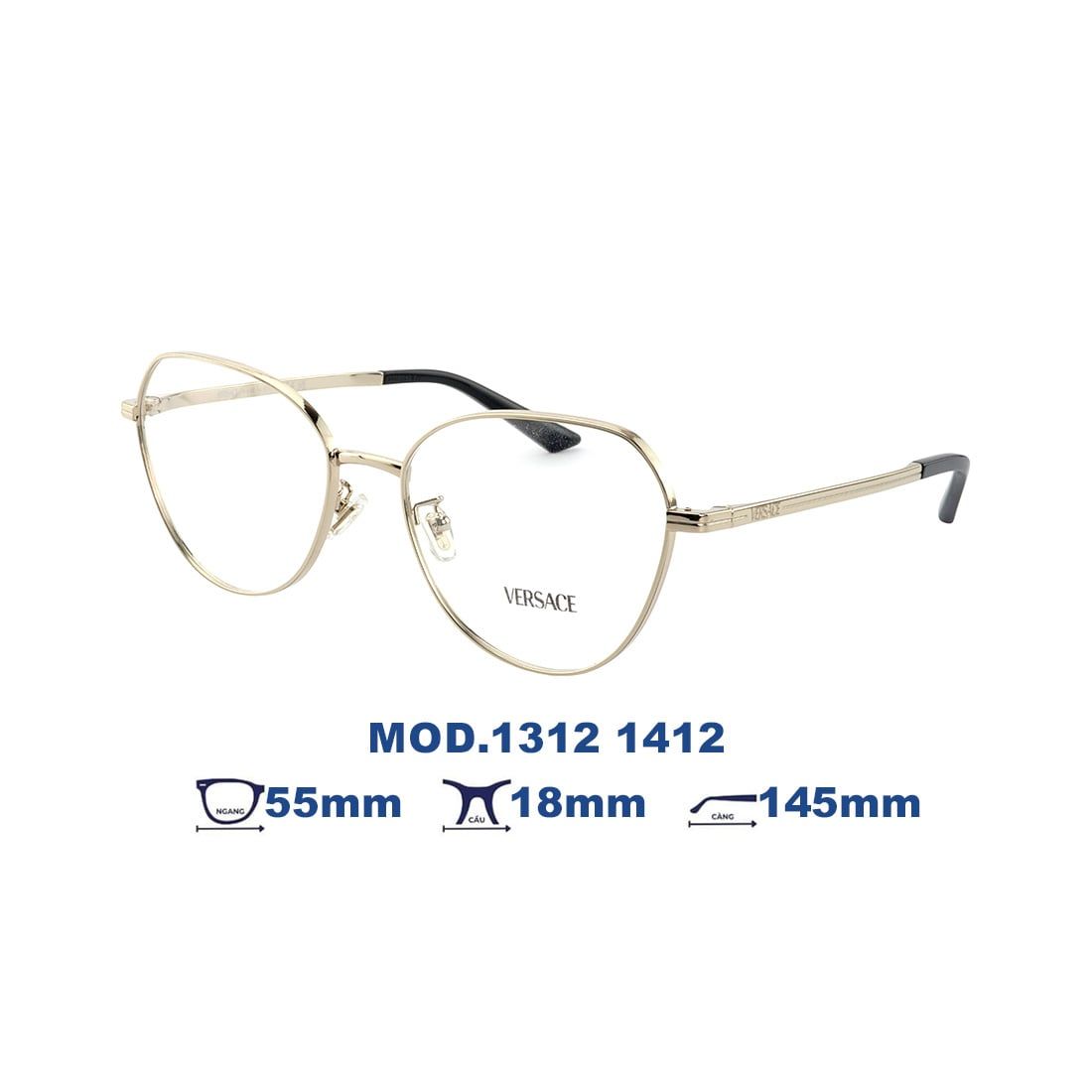  Gọng kính VERSACE MOD.1313-D 1252 