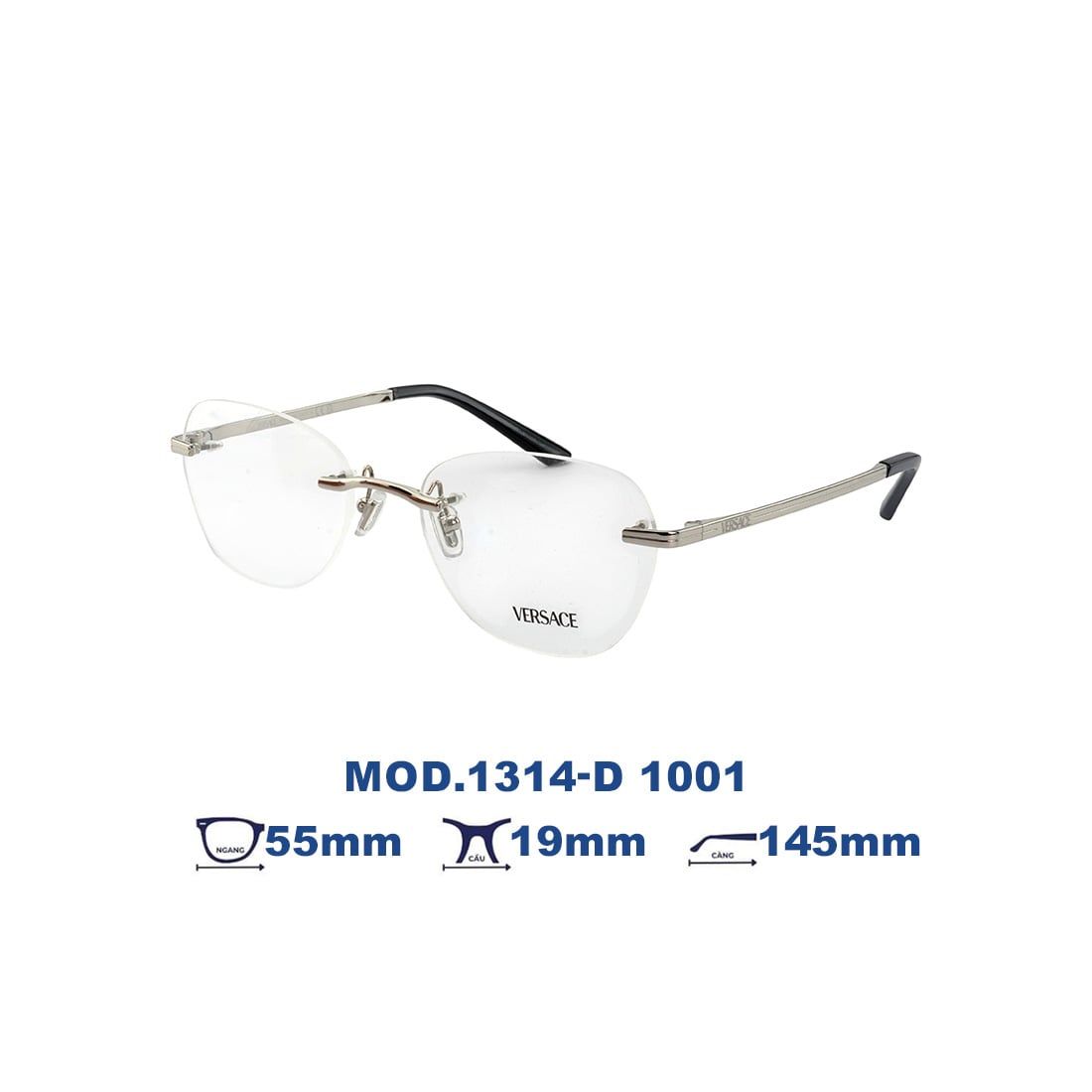  Gọng kính VERSACE MOD.1314-D 1001 