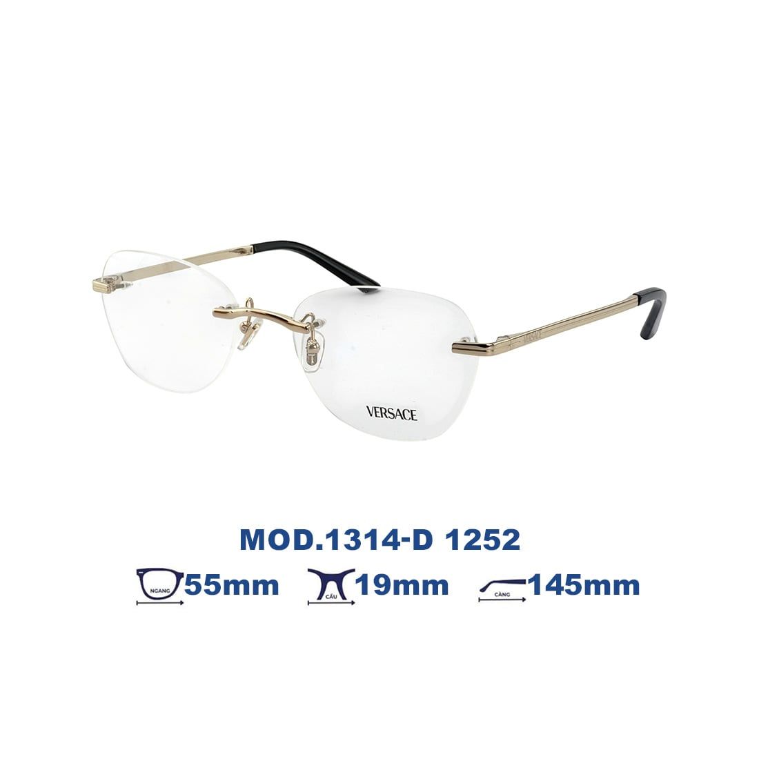 Gọng kính VERSACE MOD.1314-D 1252 