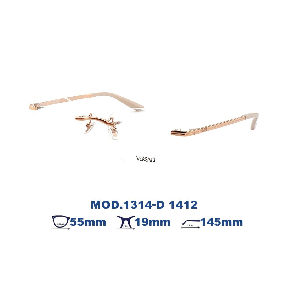  Gọng kính VERSACE MOD.1314-D 1412 