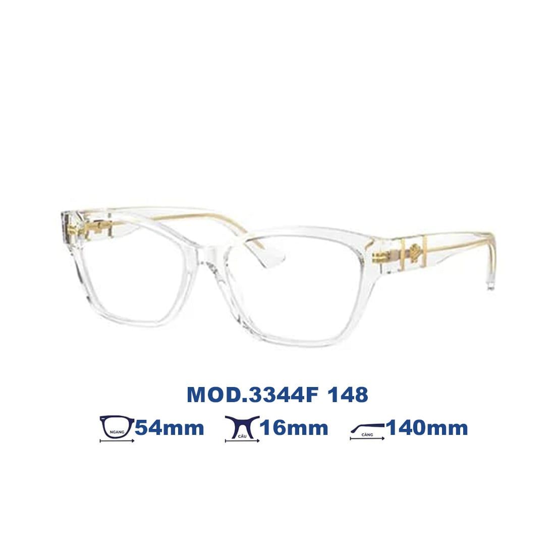 Gọng kính VERSACE MOD.3344F 148