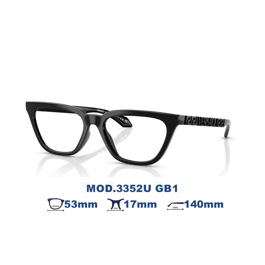 Gọng kính VERSACE MOD.3352U GB1