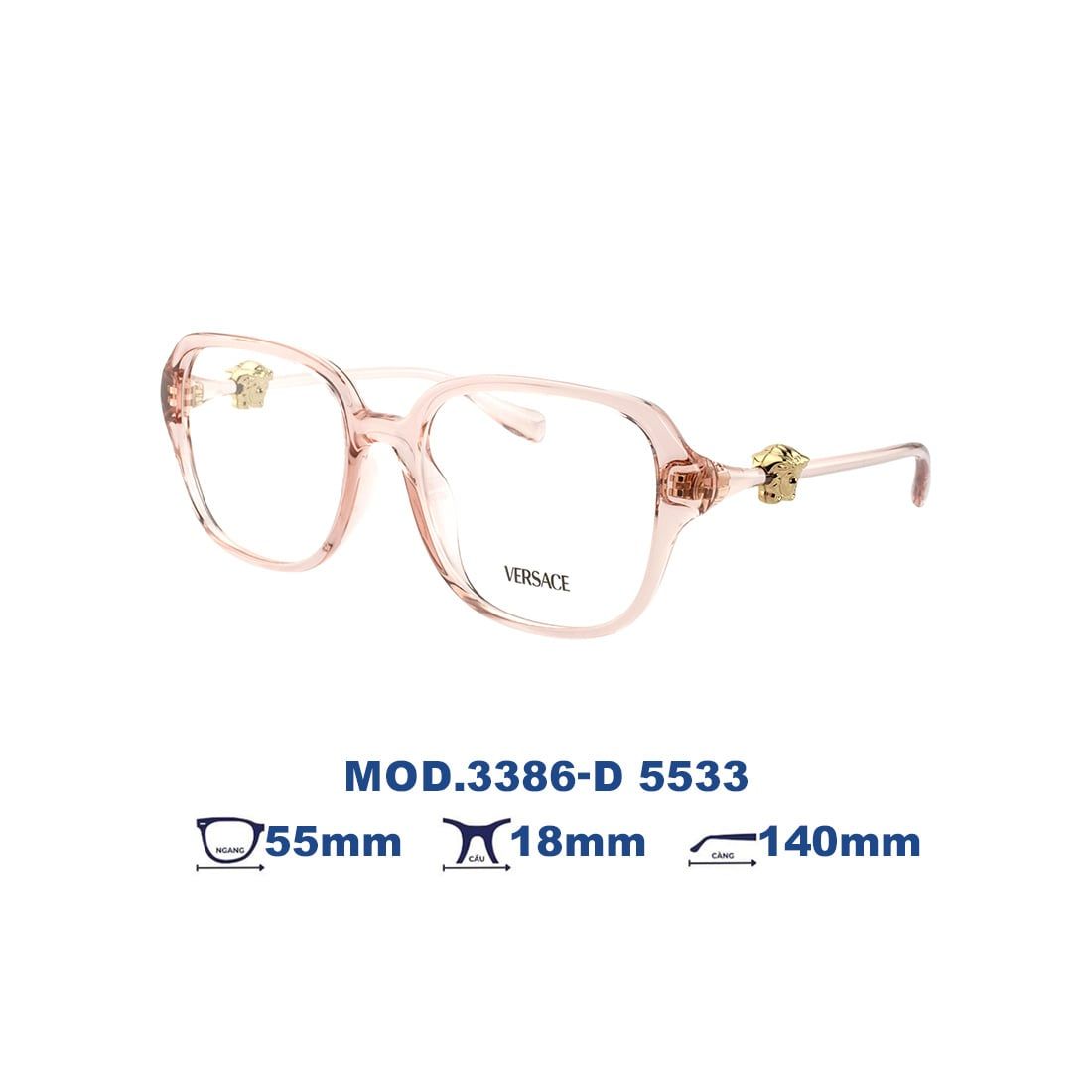  Gọng kính VERSACE MOD.3386-D 5533 