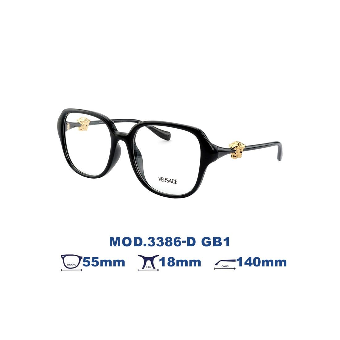  Gọng kính VERSACE MOD.3386-D GB1 