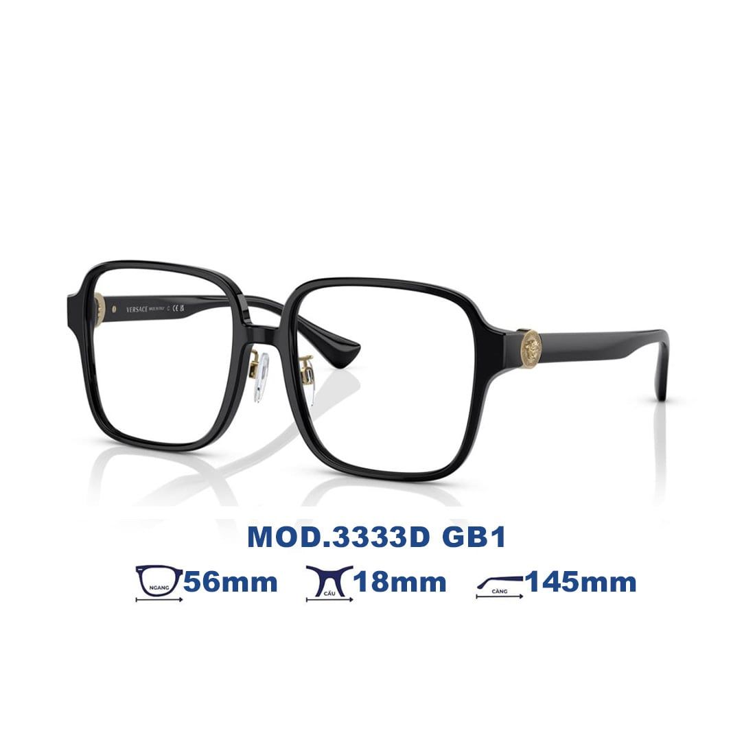 Gọng kính VERSACE MOD3333D GB1