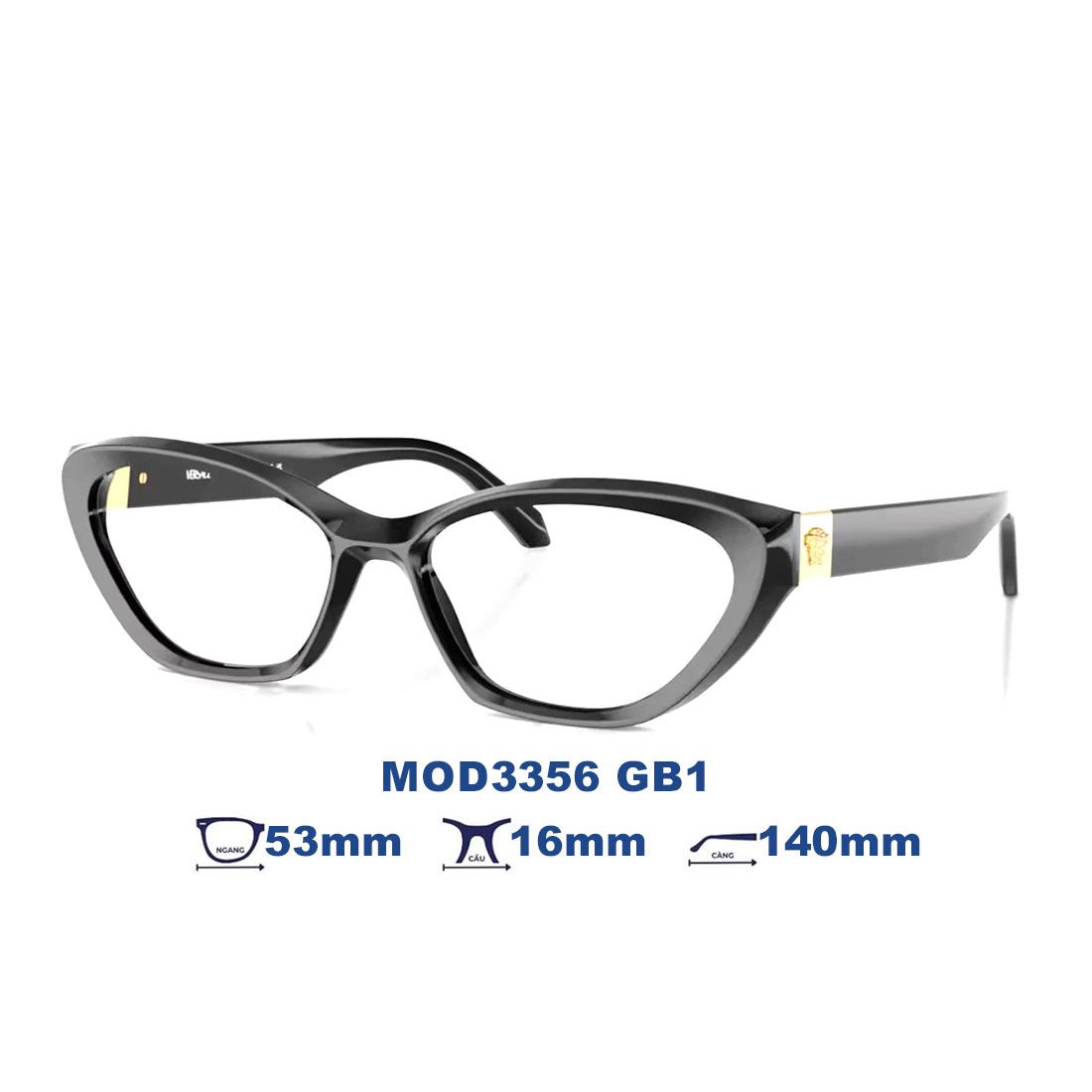 Gọng kính VERSACE MOD3356 GB1