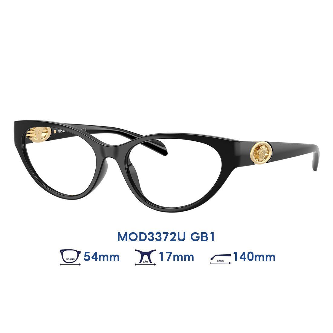  Gọng kính VERSACE MOD3372U GB1 