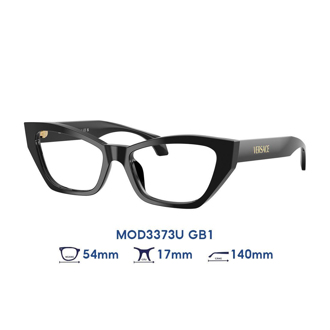  Gọng kính VERSACE MOD3373U GB1 