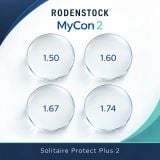 Dải chiết suất phong phú 1.50 1.60 1.67 1.74 của Rodenstock MyCon 2