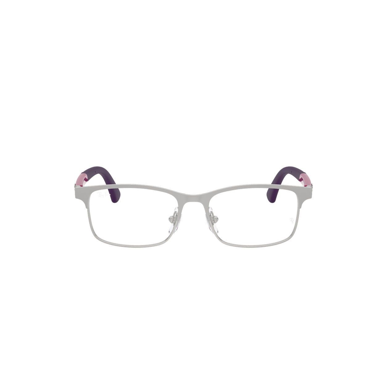 Gọng kính trẻ em Rayban Junior RY1061 4101 - Bạc mờ – ảnh chính diện trên nền trắng