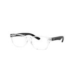 Gọng kính trẻ em Rayban Junior RY1555F 3541 - Trong suốt – góc nghiêng 3/4