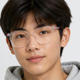 Gọng kính trẻ em Rayban Junior RY1598 7536 - Trong suốt – người mẫu đeo kính