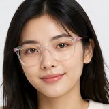 Gọng kính trẻ em Rayban Junior RY1598 7536 - Trong suốt – người mẫu đeo kính
