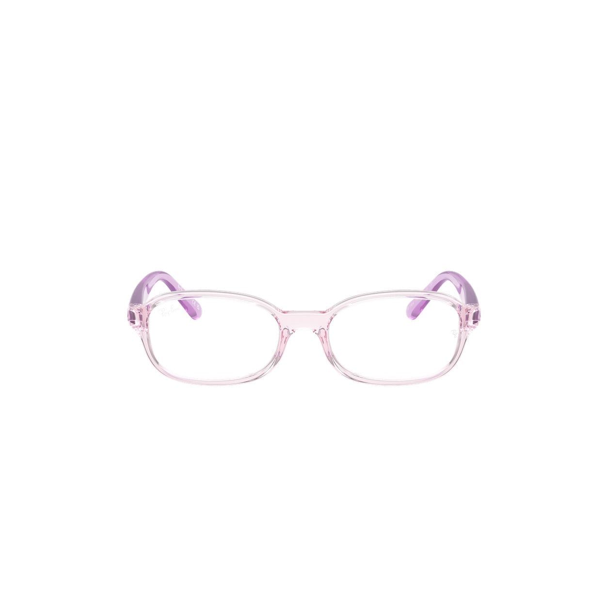 Gọng kính trẻ em Rayban Junior RY1904 7534 - Hồng trong suốt – ảnh chính diện trên nền trắng