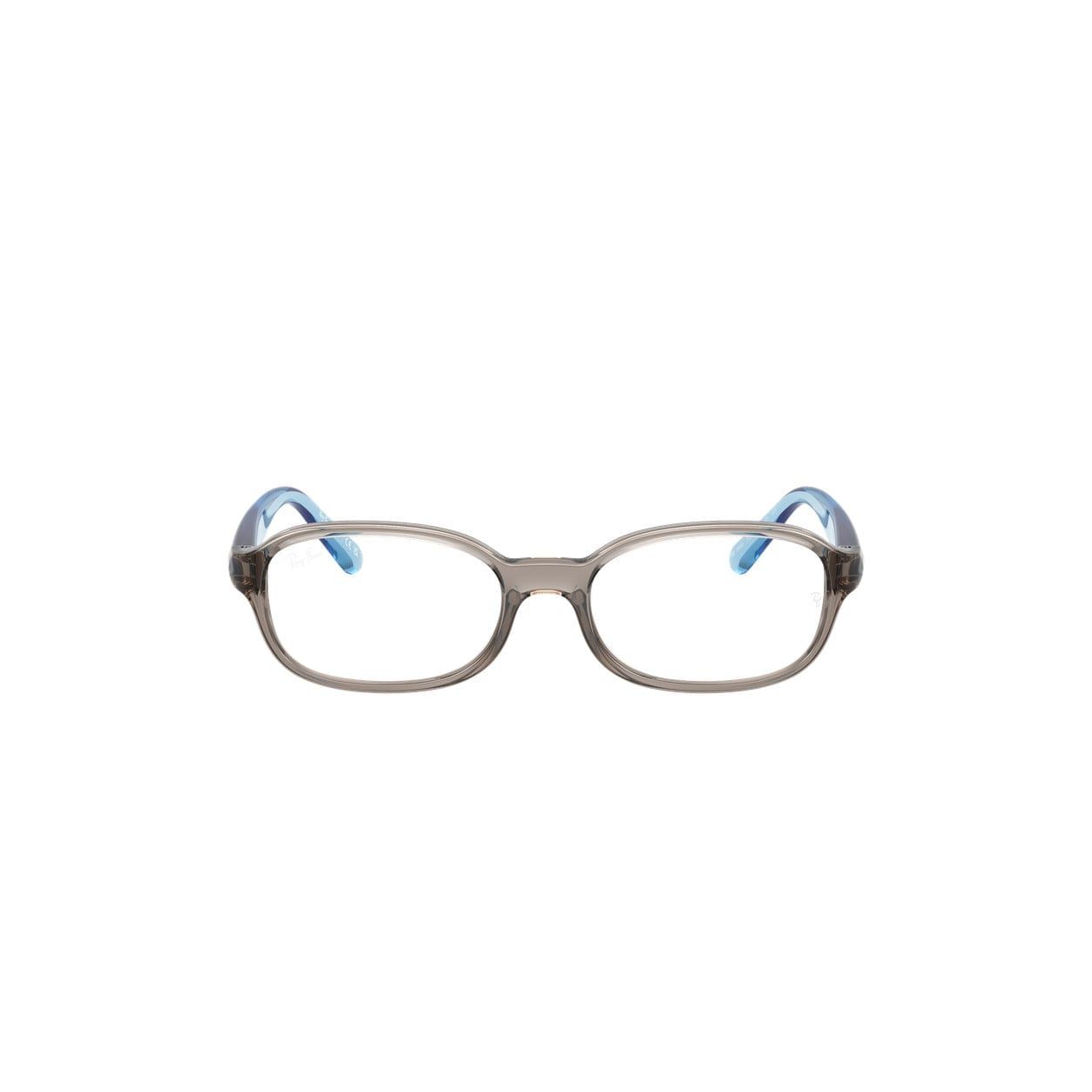 Gọng kính trẻ em Rayban Junior RY1904 7535 - Xám trong suốt – ảnh chính diện trên nền trắng