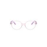 Gọng kính trẻ em Rayban Junior RY1905 7534 - Hồng trong suốt – ảnh chính diện trên nền trắng