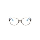Gọng kính trẻ em Rayban Junior RY1905 7535 - Xám trong suốt – ảnh chính diện trên nền trắng