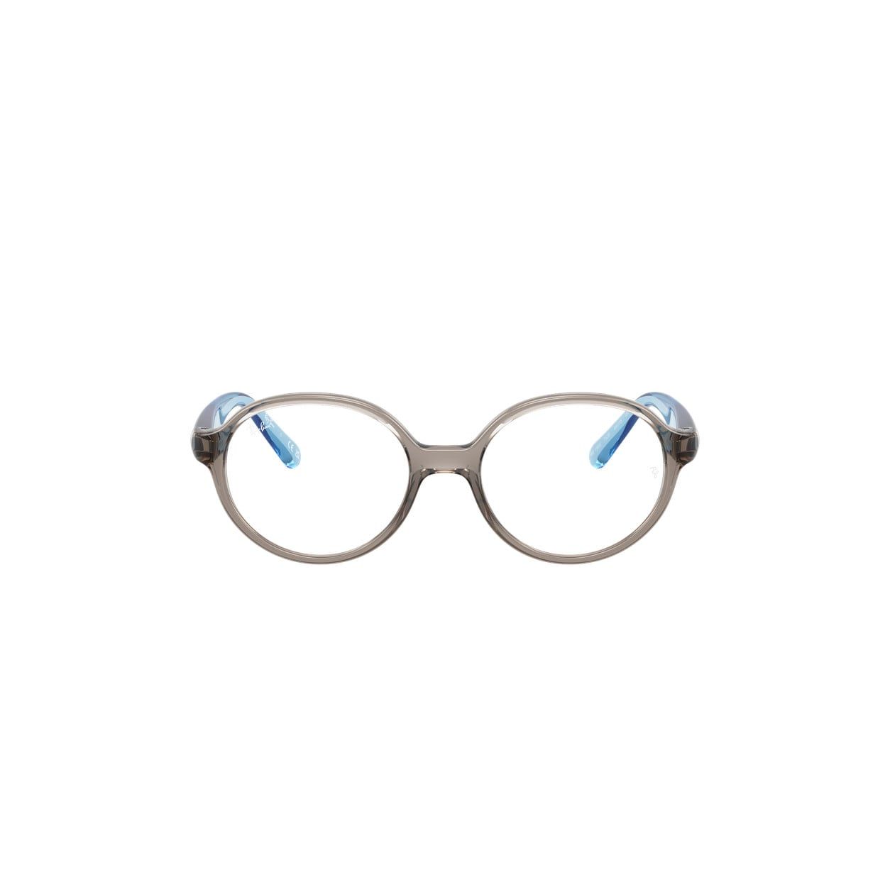 Gọng kính trẻ em Rayban Junior RY1905 7535 - Xám trong suốt – ảnh chính diện trên nền trắng