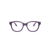 Gọng kính trẻ em Rayban Junior RY1950 7206 - Tím phối tím trong suốt – ảnh chính diện trên nền trắng